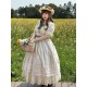 Miss Point Forest Picture Book 3.0 Lantern Sleeve Short and Long Sleeve OP(Reservation/3 Colours/Full Payment Without Shipping)